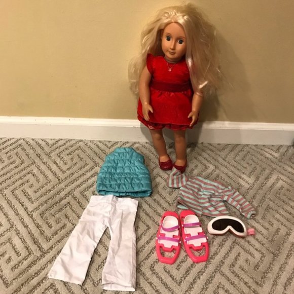 Our Generation Doll & a Set of ski outfit - Picture 1 of 2